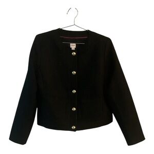 J. Crew Black Blazer with Gold Buttons
